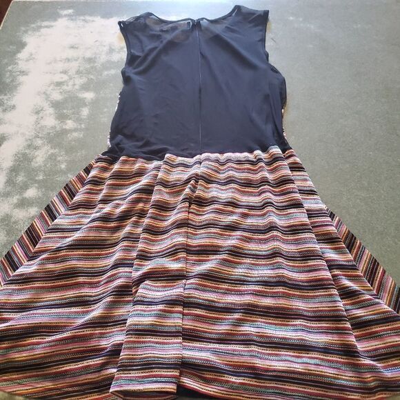 For Love and lemons lulu striped multi color mesh mini party dress sz large - Picture 6 of 6